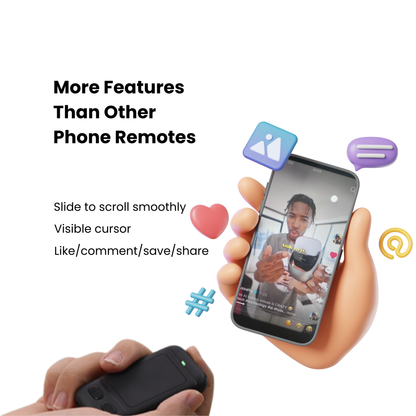 CheerTok Air Bluetooth TikTok Remote & Kindle Page Turner