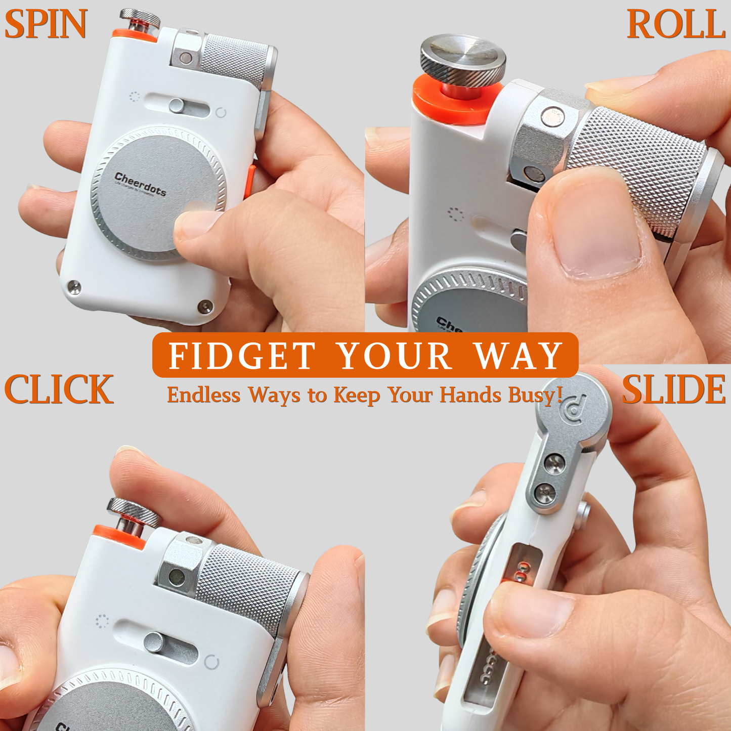 CheerPlay Remote & Fidget Toy – Trackpad Controller Gift for Phone/Tablet